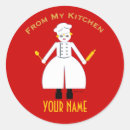 Recherche de cuisine autocollants Cuisinier