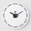 Zoek naar barista klokken Koffiewandklok