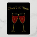 Zoek naar herdenkings uitnodigingen Gouden folie