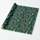 Recherche de motif plumes papier cadeau Moderne