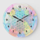 Recherche de symbole spirituel horloges Fleur de vie