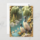 Recherche de saule pleurant cartes postales Canards