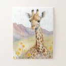 Recherche de girafe mignonne puzzles Pour tous