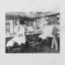 Recherche de coiffure vintage cartes postales Rétro