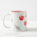 Recherche de motif de cerise tasses Fruit