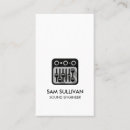 Recherche de ingénieur du son cartes visite Studio