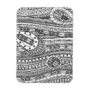 Recherche de griffonnage de motif magnets Livre de coloriage