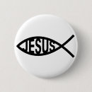 Recherche de symbole de poissons badges Christianisme
