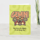 Recherche de signe de naissance vœux cartes Gemini