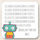 Zoek naar robot onderzetters Grappig