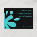 Recherche de éclaboussure de peinture cartes visite Graphique