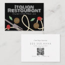 Recherche de restaurant végétalien cartes visite Cuisinier