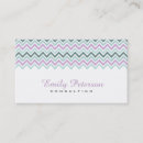 Recherche de motif moderne chevron cartes visite Vert
