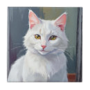 Recherche de peintures de chat carreaux Aquarelle