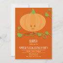 Recherche de enfant de citrouille invitations Mignon