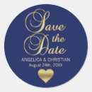 Recherche de gold save the date autocollants Élégant