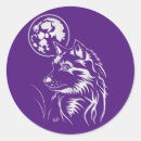Recherche de loups autocollants Pour elle