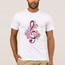 Zoek naar muziek symbool tshirts Sleutel