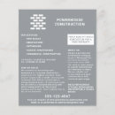 Recherche de construction prospectus Entrepreneur