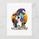 Recherche de chat halloween cartes postales Mignon