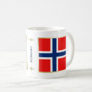 Recherche de drapeau de la norvège tasses Norvégien