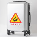 Recherche de symbole triangle autocollants Danger