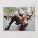 Recherche de wall street cartes postales Taureau