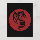Recherche de dragon rouge cartes postales Créature