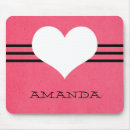 Recherche de coeur rose tapis souris Tendance