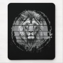 Recherche de lion noir tapis souris Animal