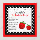 Recherche de pois rouge et blanc invitations Fille