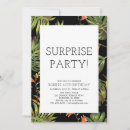 Recherche de motif palmier invitations Tropical