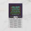 Recherche de téléphone portable cartes visite Technologie