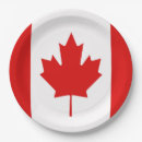 Recherche de canadien assiettes en papier Feuille d'érable