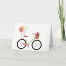Recherche de vélo rose vœux cartes Cyclisme