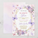 Recherche de papillon pourpre invitations Quinceanera