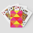 Recherche de triangle jeux de cartes Rose