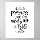 Recherche de progrès posters Mur