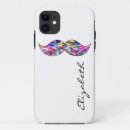 Recherche de moustache drôle iphone coques Monogramme