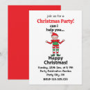Recherche de lutins de noël invitations Typographie