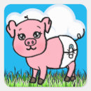 Zoek naar leuke koe stickers Varken