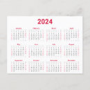 Recherche de calendriers de cartes postales Minimaliste