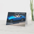 Recherche de voiture convertible vœux cartes Classique