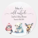 Recherche de pingouin rose autocollants Neige