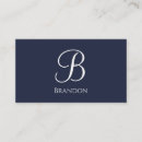 Recherche de bleu marine cartes visite Simple