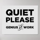 Recherche de génie au travail posters Pour lui