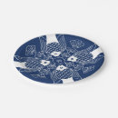 Recherche de conception assiettes Bleu