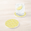 Recherche de tranche citron de dessous de verres Jaune
