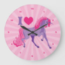 Recherche de licorne rose horloges Conte de fées