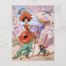 Recherche de fée vintage cartes postales Jardin